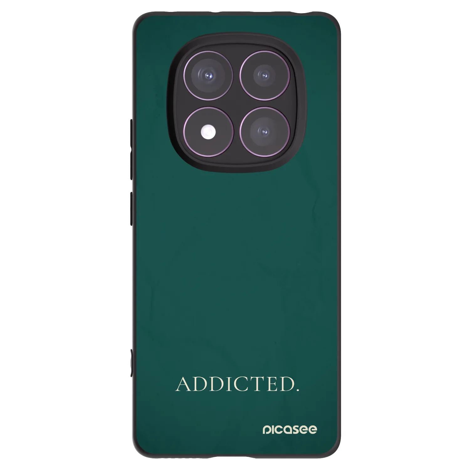 Picasee Μαύρη θήκη σιλικόνης για Xiaomi Redmi Note 14 Pro 4G - Addicted