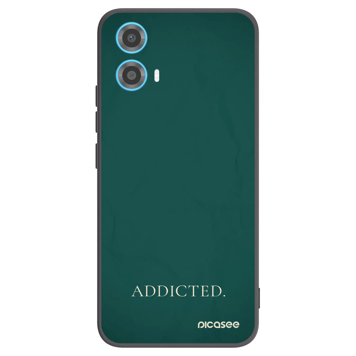 Picasee Μαύρη θήκη σιλικόνης για Motorola Moto G34 5G - Addicted