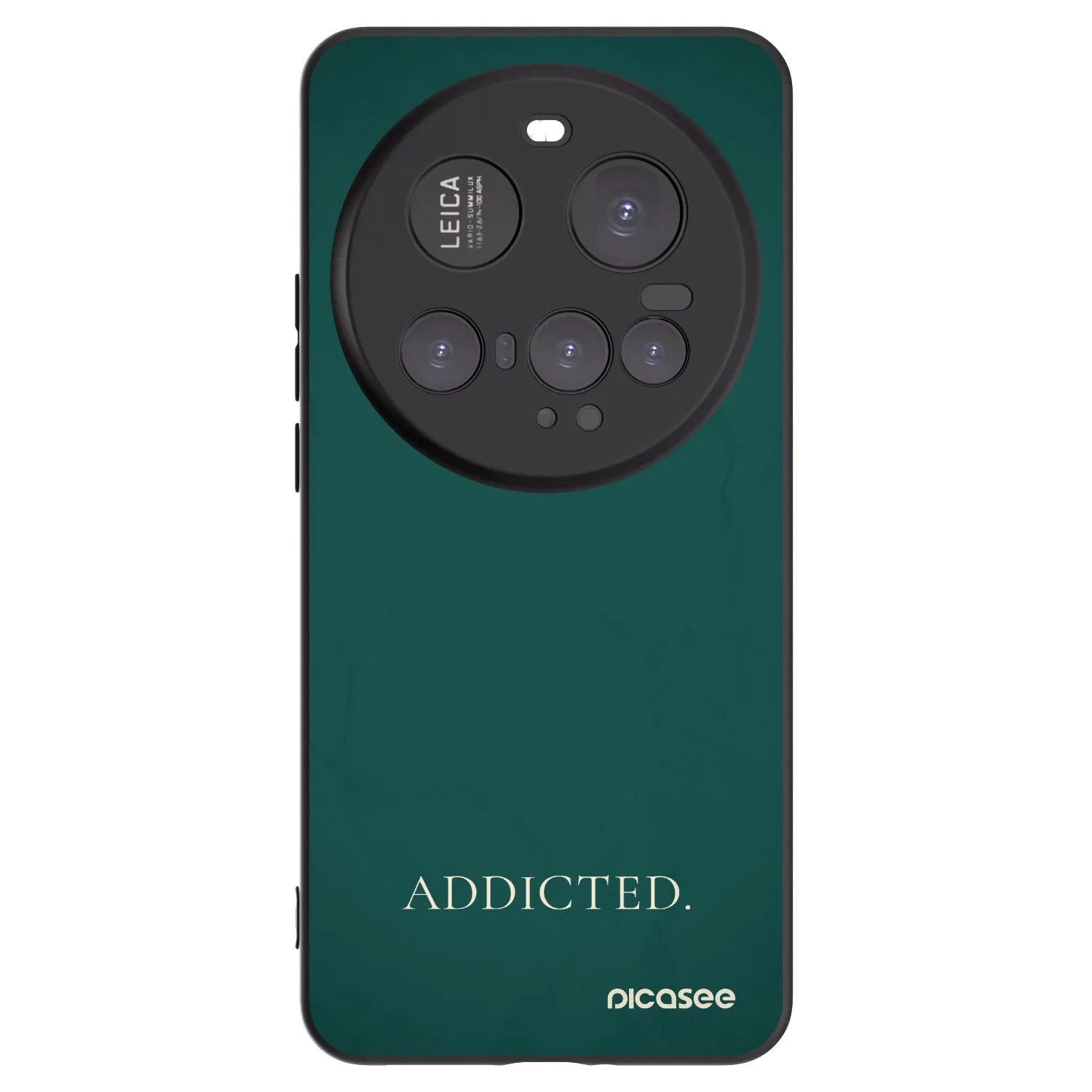 Picasee Μαύρη θήκη σιλικόνης για Xiaomi 15 Ultra - Addicted