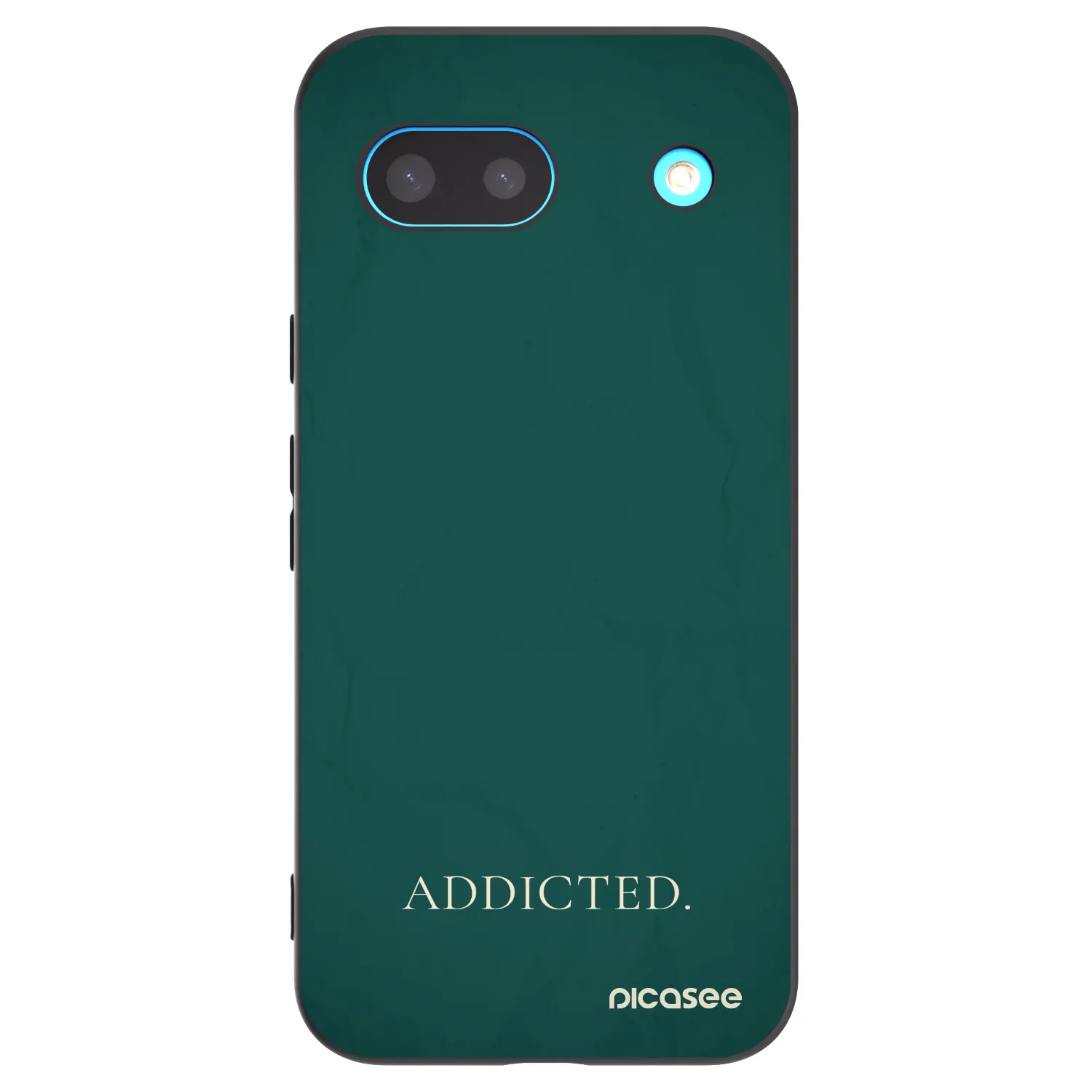 Picasee Μαύρη θήκη σιλικόνης για Google Pixel 8a - Addicted