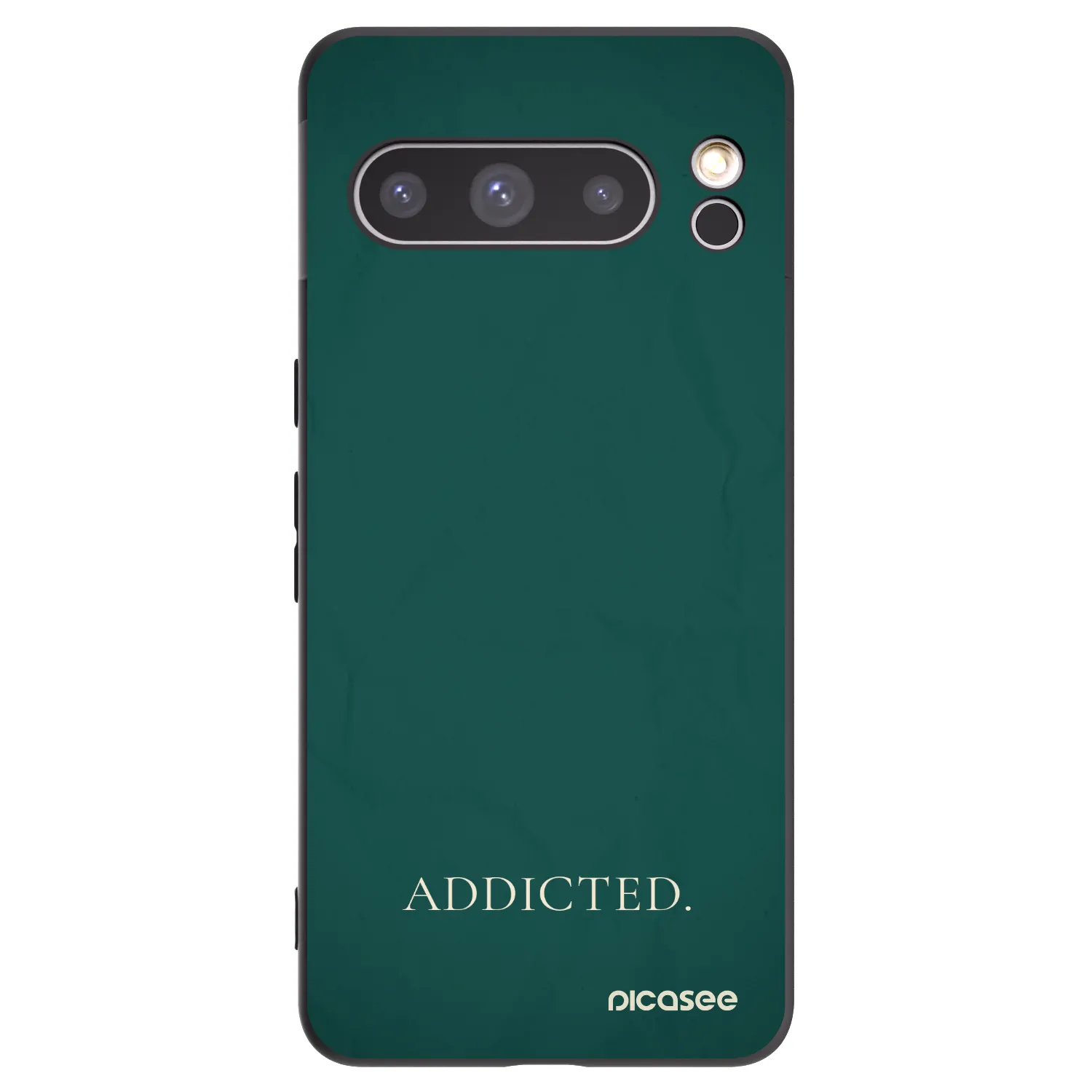 Picasee Μαύρη θήκη σιλικόνης για Google Pixel 8 Pro - Addicted
