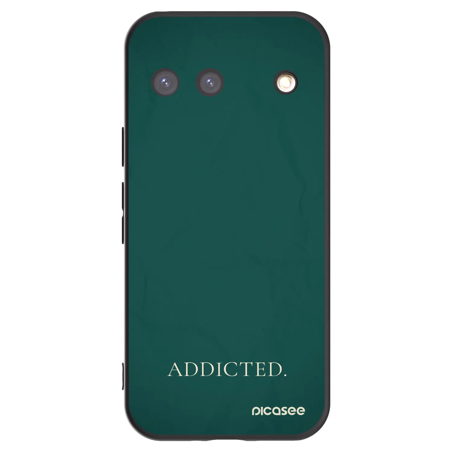 Picasee Μαύρη θήκη σιλικόνης για Google Pixel 9 - Addicted