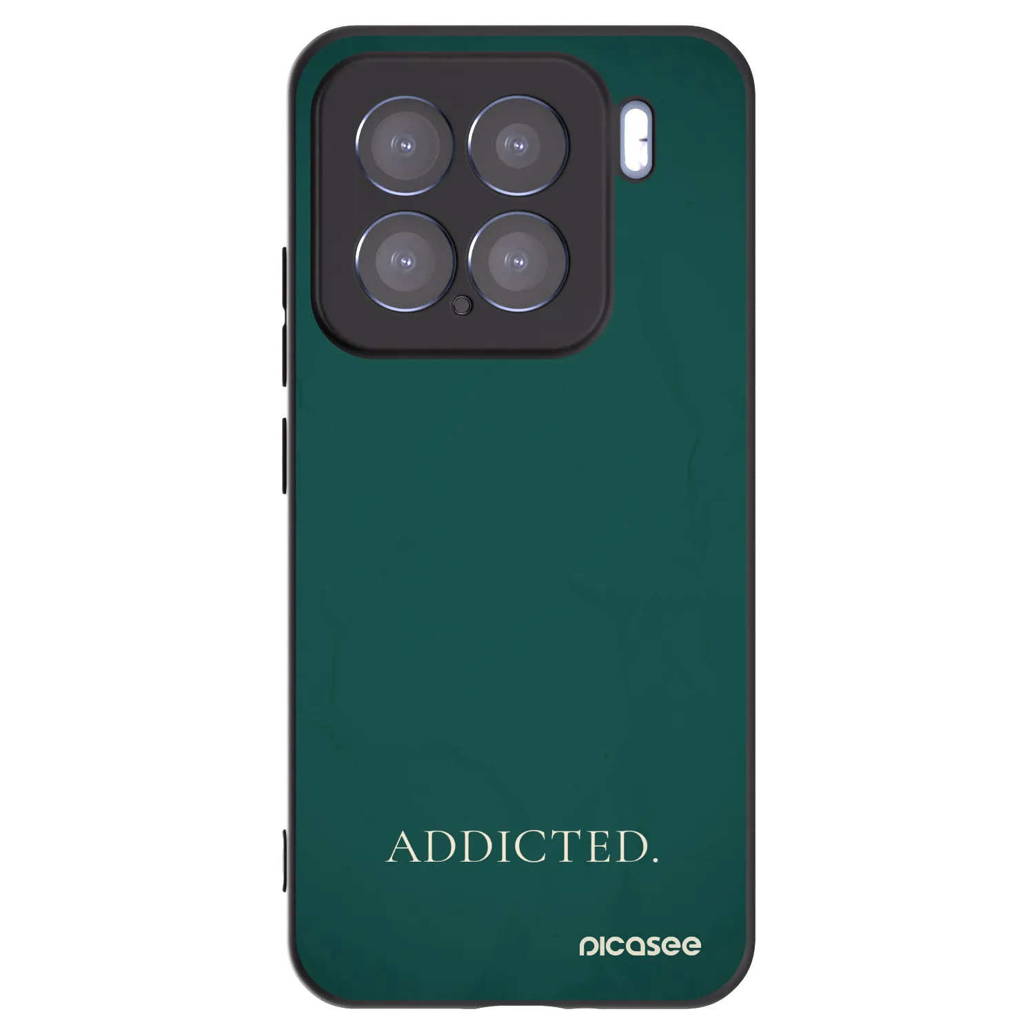 Picasee Μαύρη θήκη σιλικόνης για Xiaomi 15 - Addicted