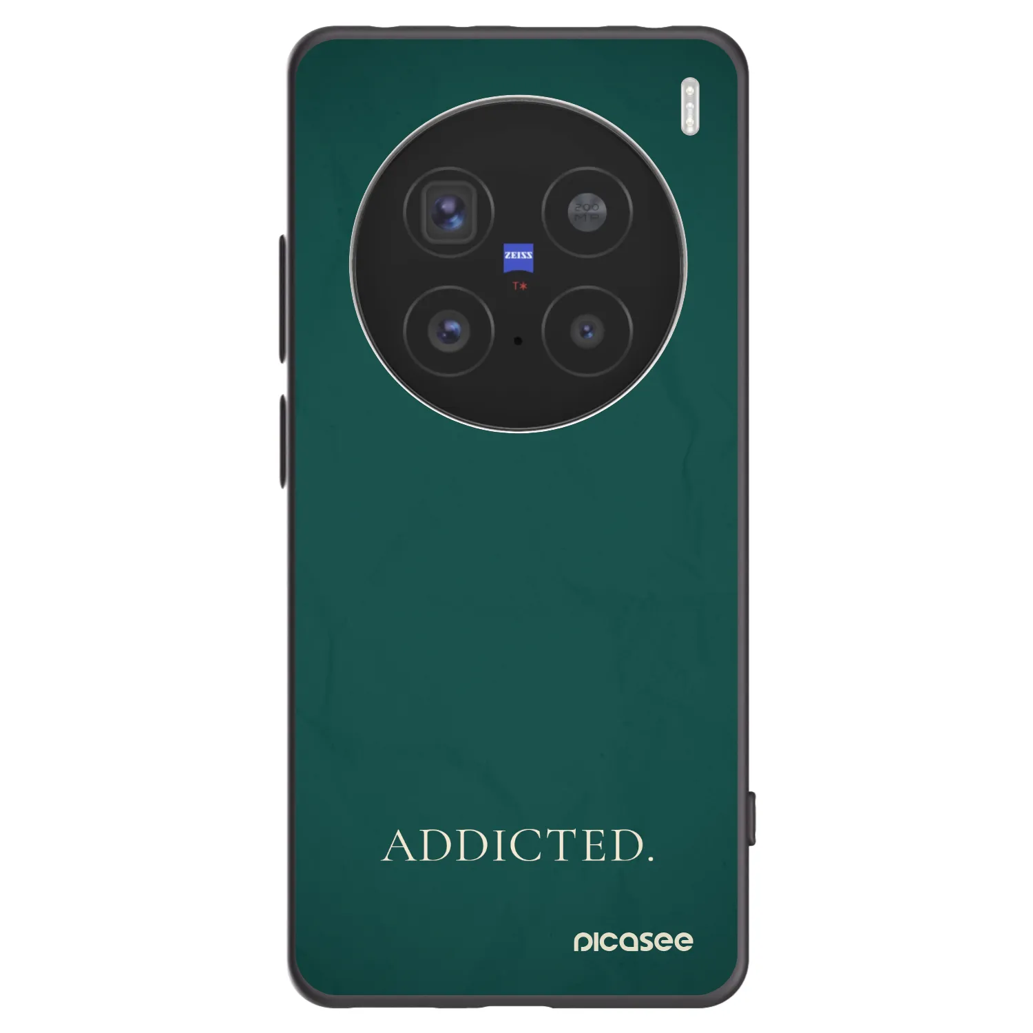 Picasee Μαύρη θήκη σιλικόνης για Vivo X200 Pro - Addicted