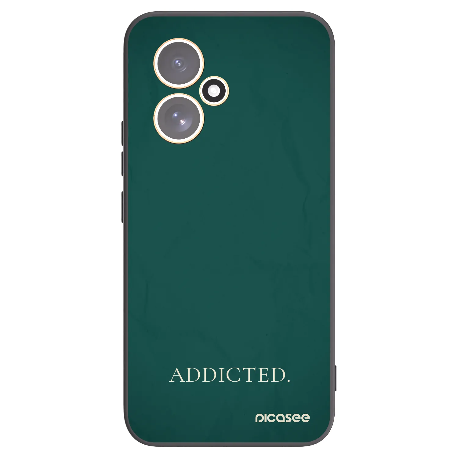 Picasee Μαύρη θήκη σιλικόνης για Honor 400 5G - Addicted