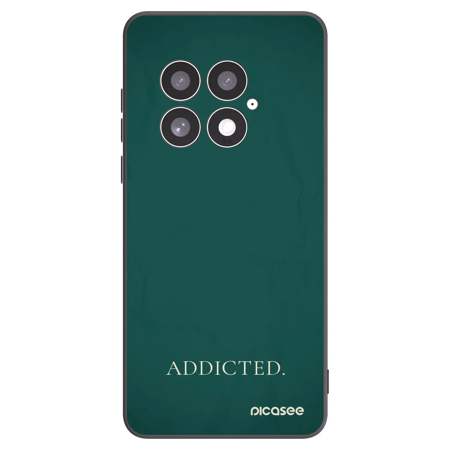Picasee Μαύρη θήκη σιλικόνης για OnePlus 13 5G - Addicted
