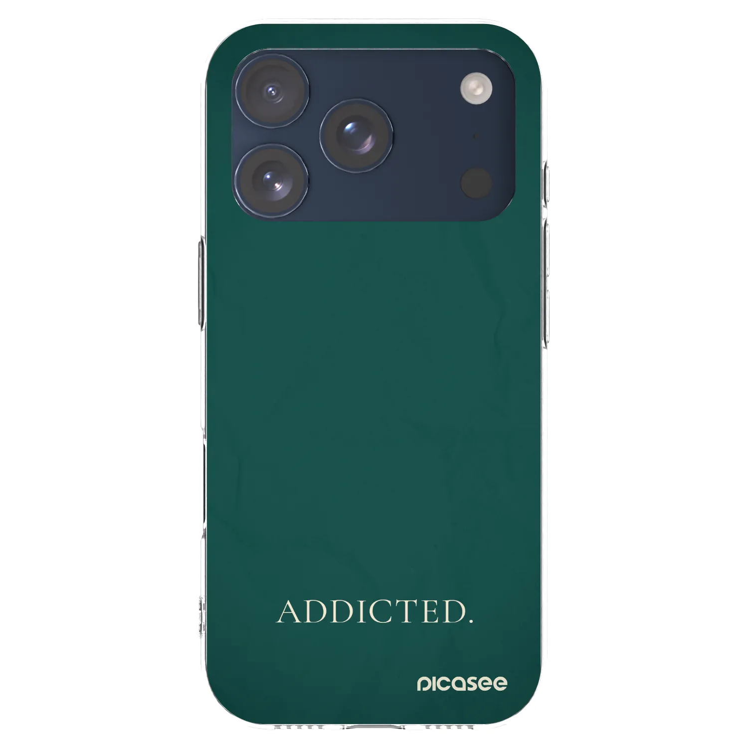 Picasee διαφανής θήκη σιλικόνης Apple iPhone 17 Pro - Addicted