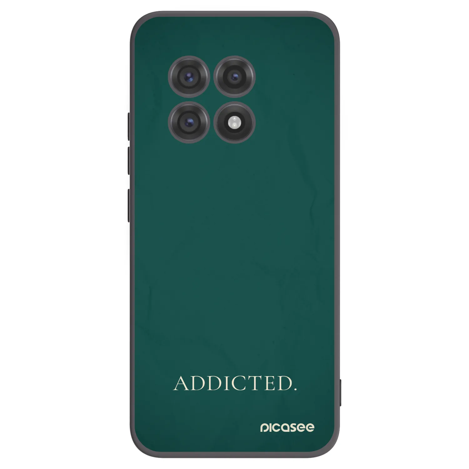 Picasee Μαύρη θήκη σιλικόνης για OnePlus 13R 5G - Addicted