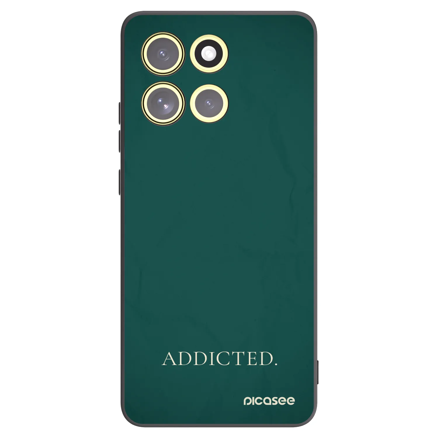 Picasee Μαύρη θήκη σιλικόνης για Motorola Moto G86 5G - Addicted