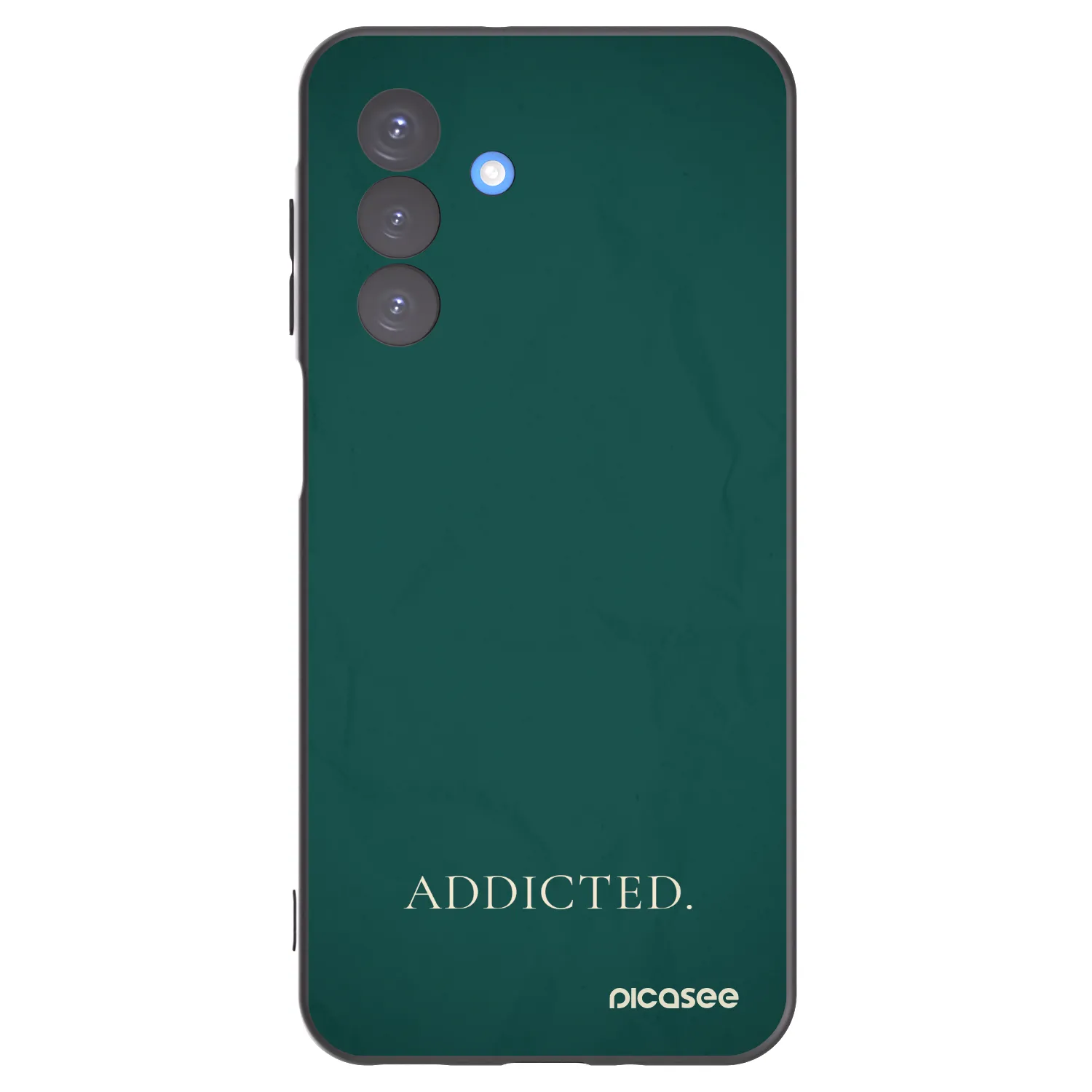 Picasee Μαύρη θήκη σιλικόνης για Samsung Galaxy A17 5G - Addicted