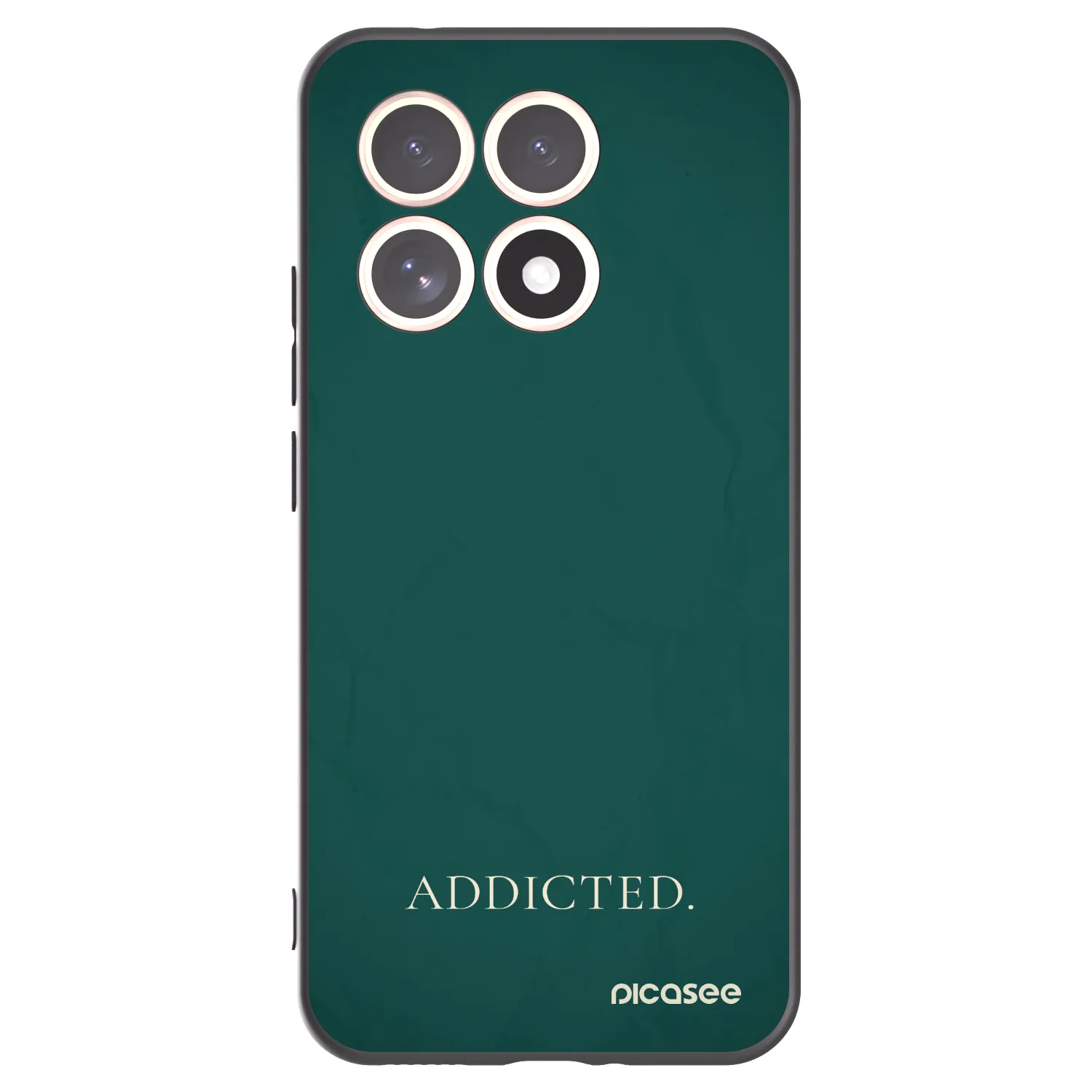 Picasee Μαύρη θήκη σιλικόνης για Xiaomi 15T - Addicted