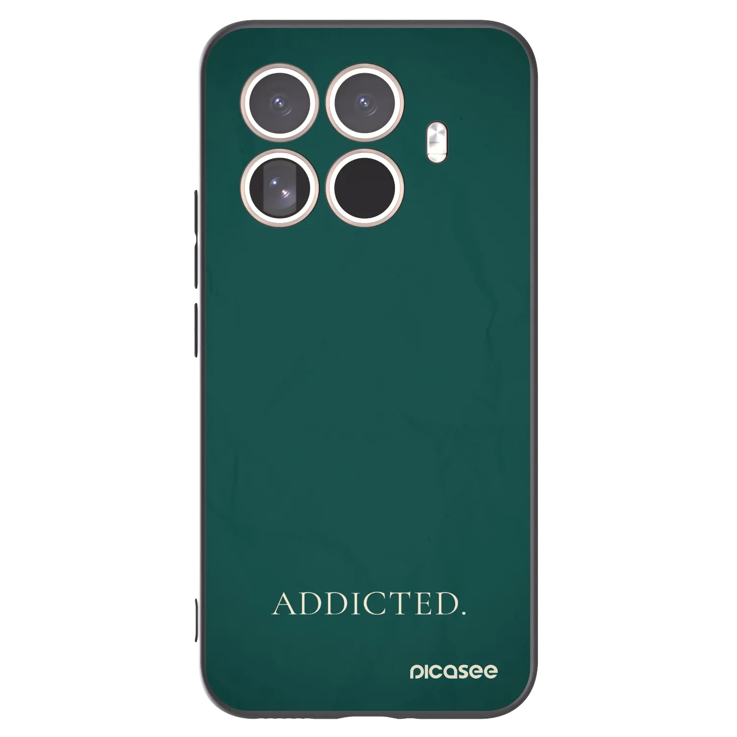 Picasee Μαύρη θήκη σιλικόνης για Xiaomi 15T Pro - Addicted
