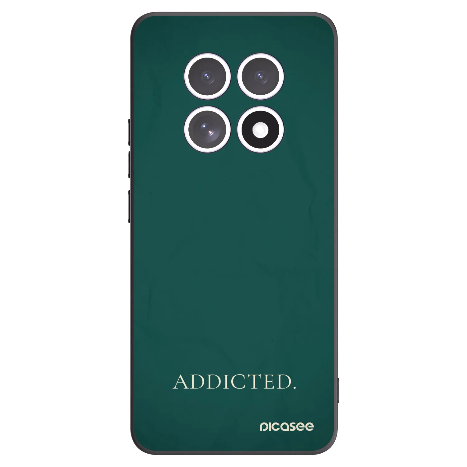 Picasee Μαύρη θήκη σιλικόνης για Xiaomi Redmi Note 15 - Addicted