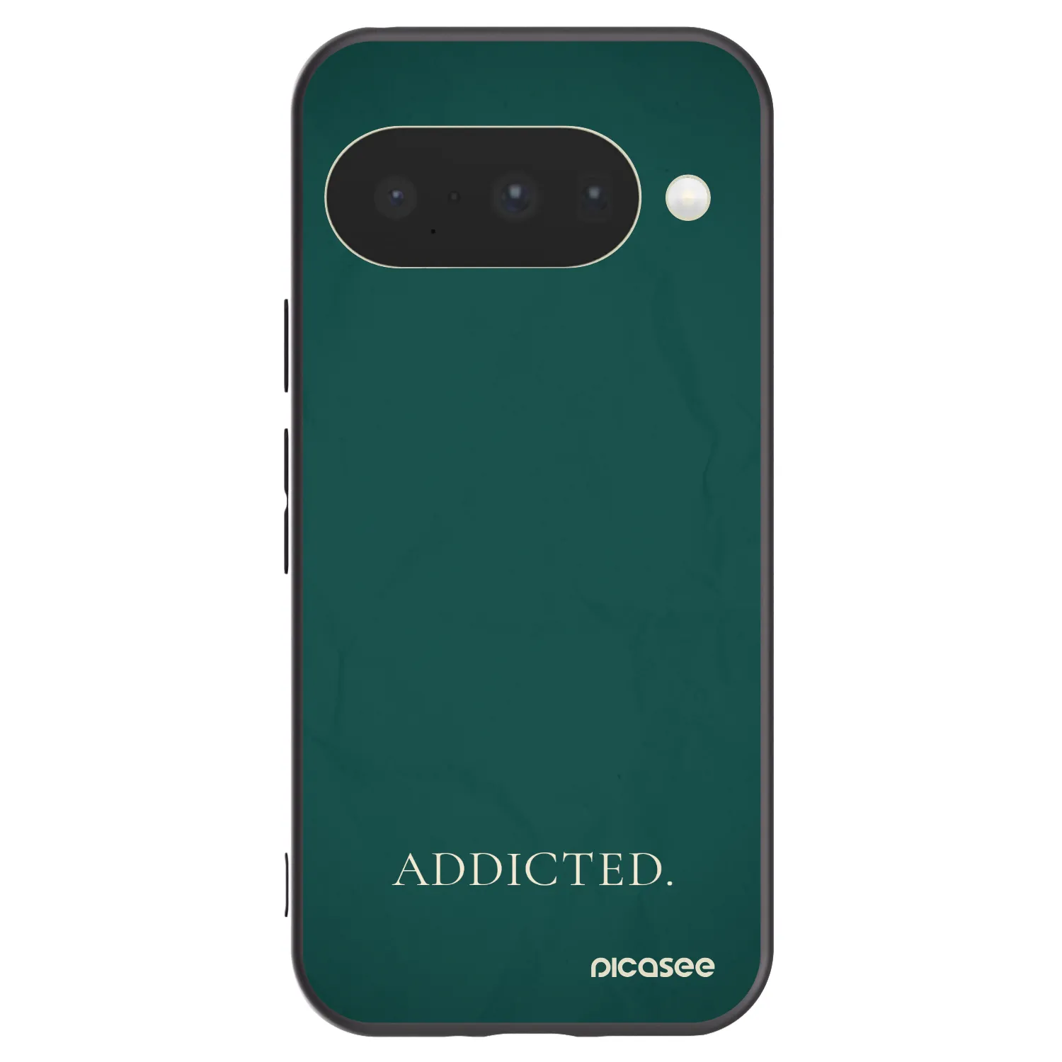 Picasee Μαύρη θήκη σιλικόνης για Google Pixel 10 - Addicted