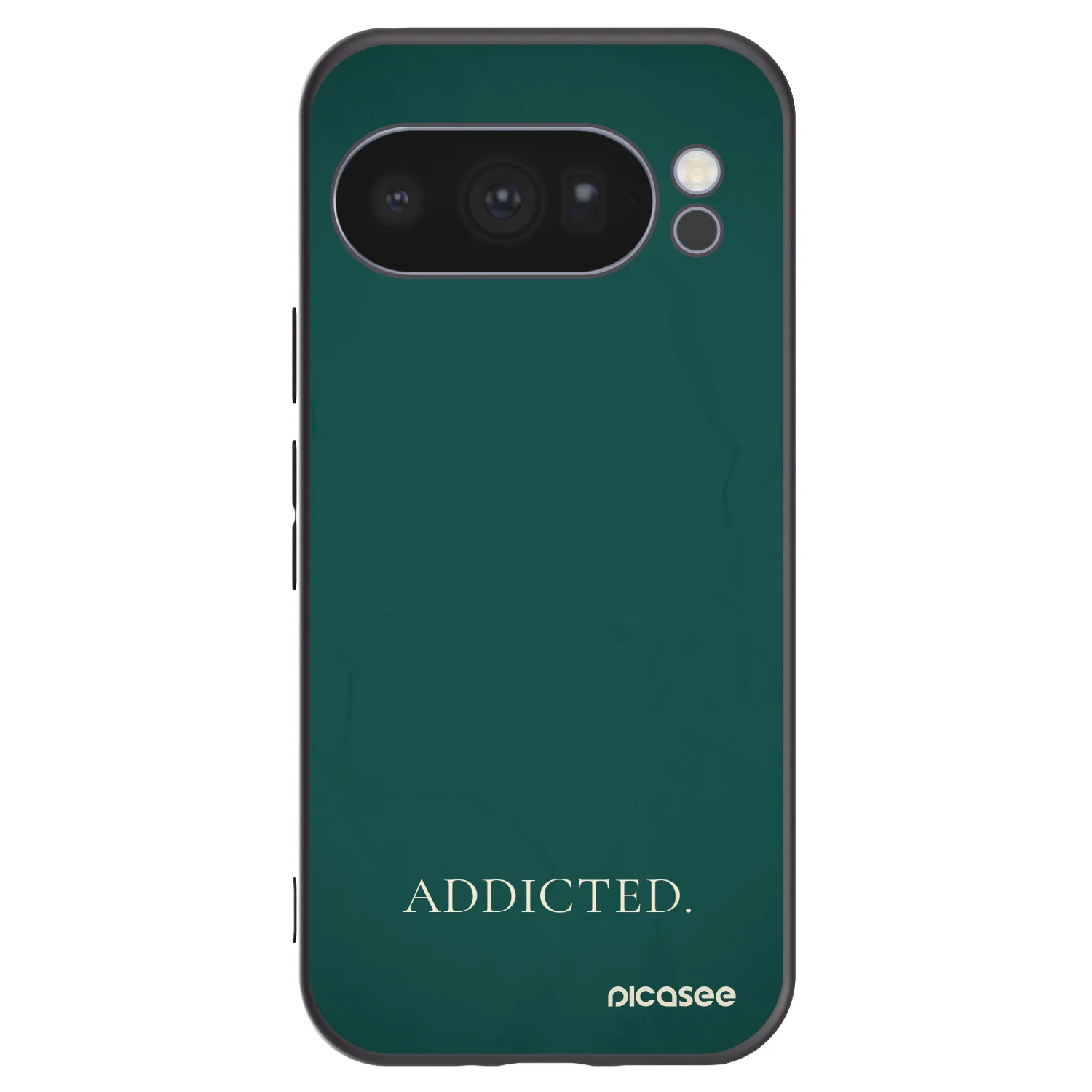 Picasee Μαύρη θήκη σιλικόνης για Google Pixel 10 Pro - Addicted