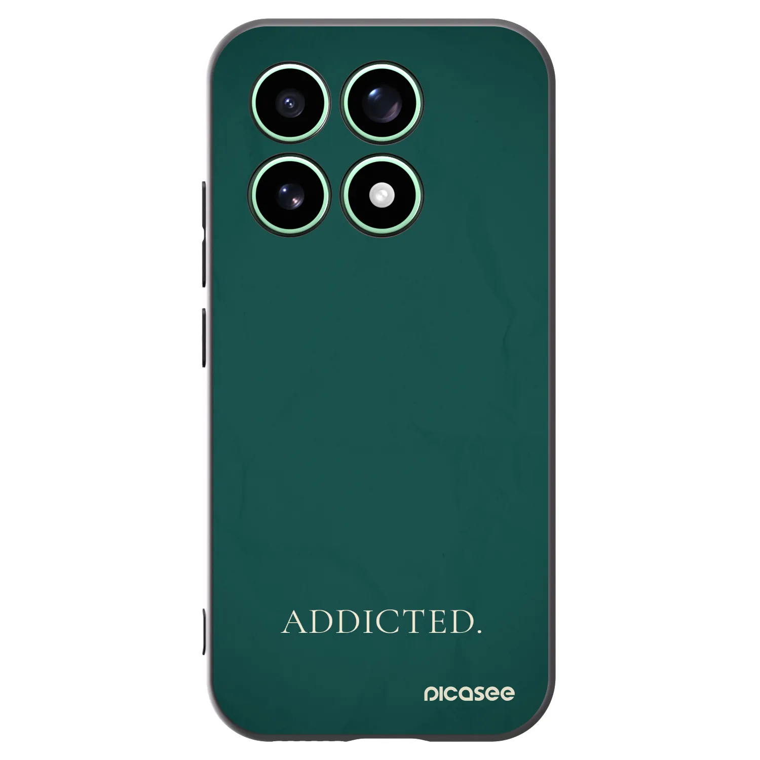 Picasee Μαύρη θήκη σιλικόνης για Xiaomi 17 - Addicted