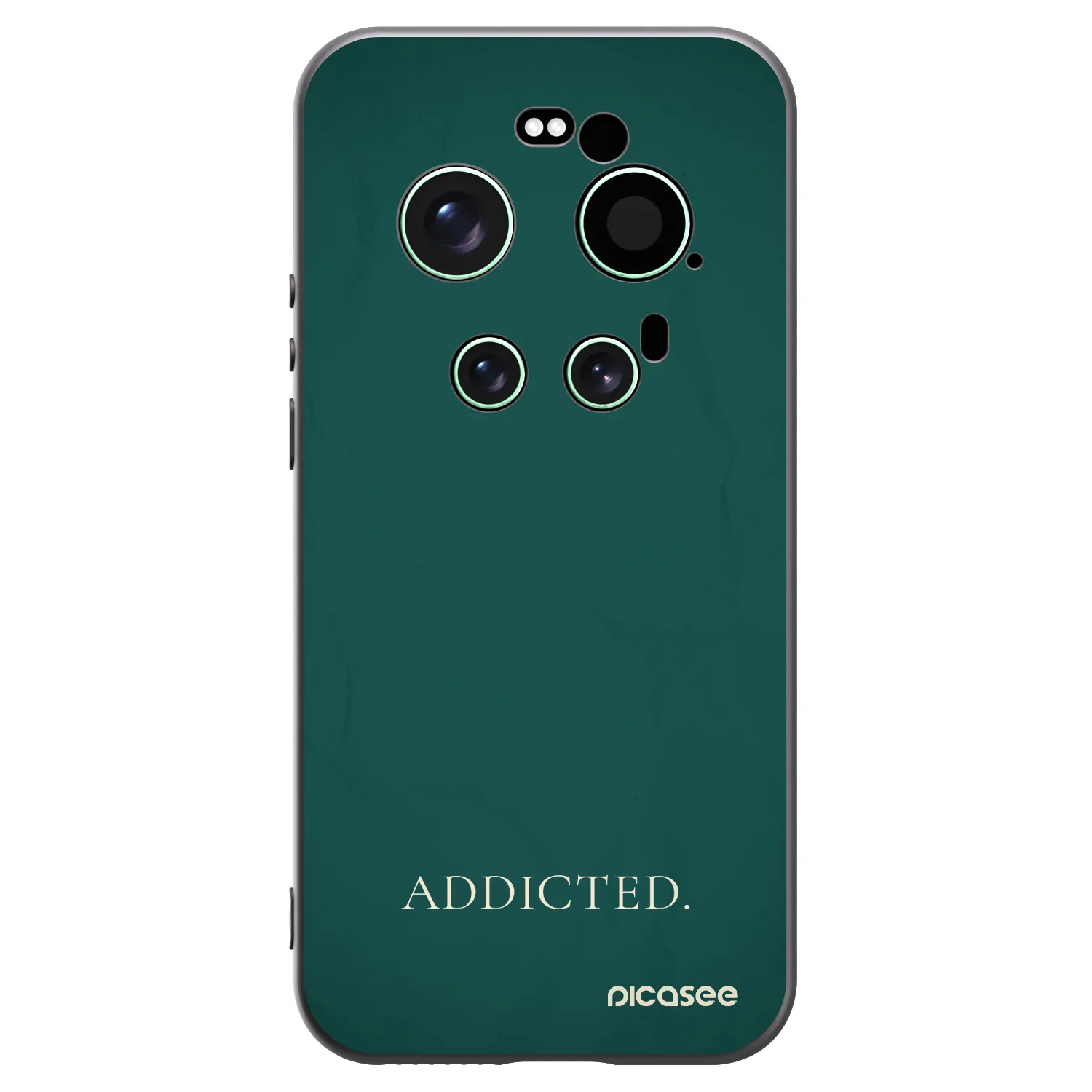 Picasee Μαύρη θήκη σιλικόνης για Xiaomi 17 Ultra - Addicted
