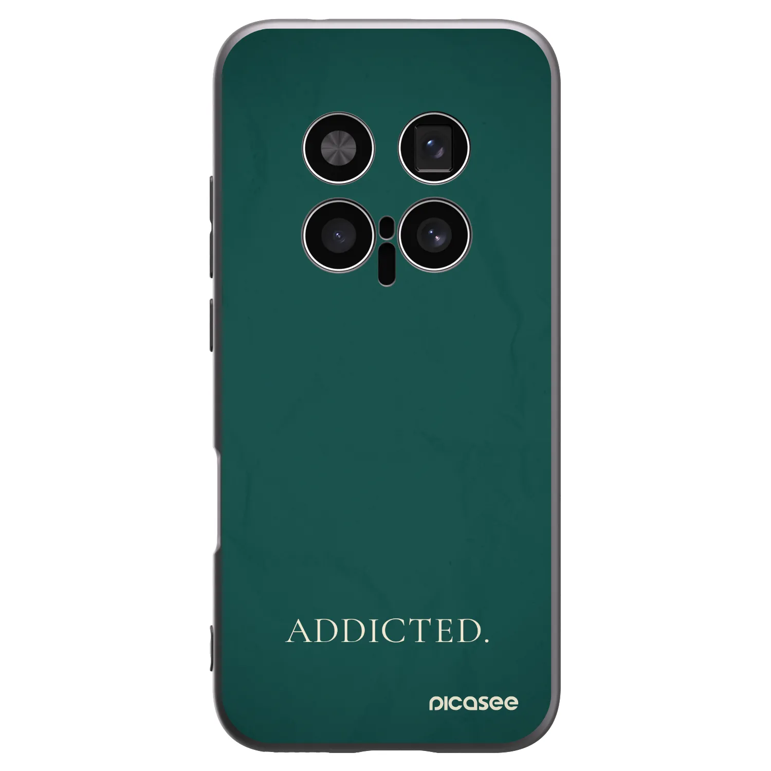 Picasee Μαύρη θήκη σιλικόνης για Honor Magic8 Pro 5G - Addicted