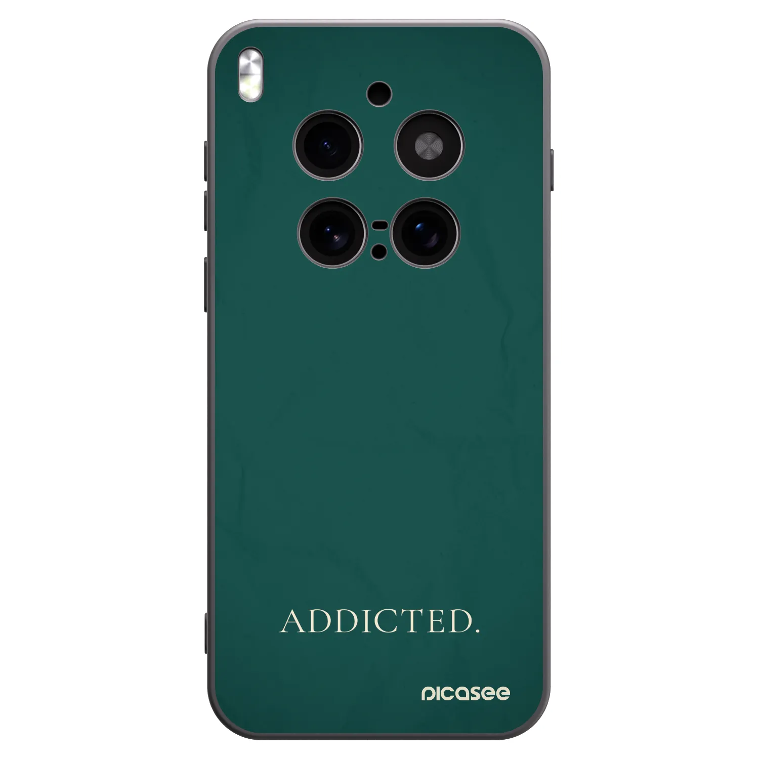 Picasee Μαύρη θήκη σιλικόνης για Vivo X300 Pro - Addicted