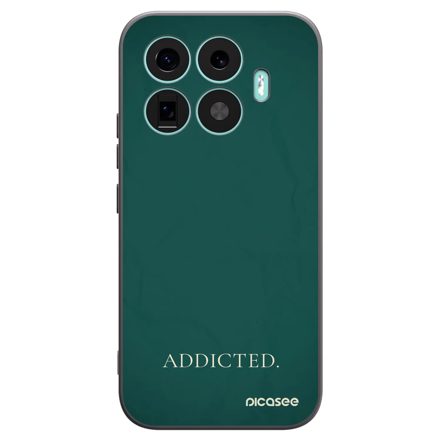Picasee Μαύρη θήκη σιλικόνης για Xiaomi 17T - Addicted