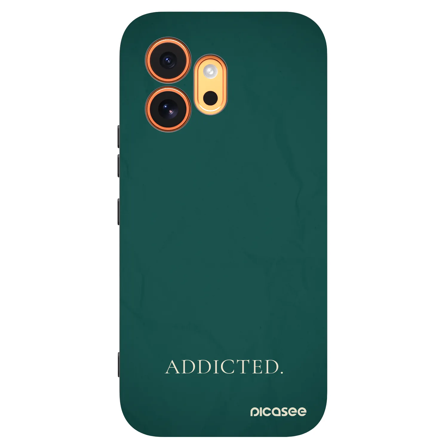 Picasee Μαύρη θήκη σιλικόνης για Honor 600 - Addicted