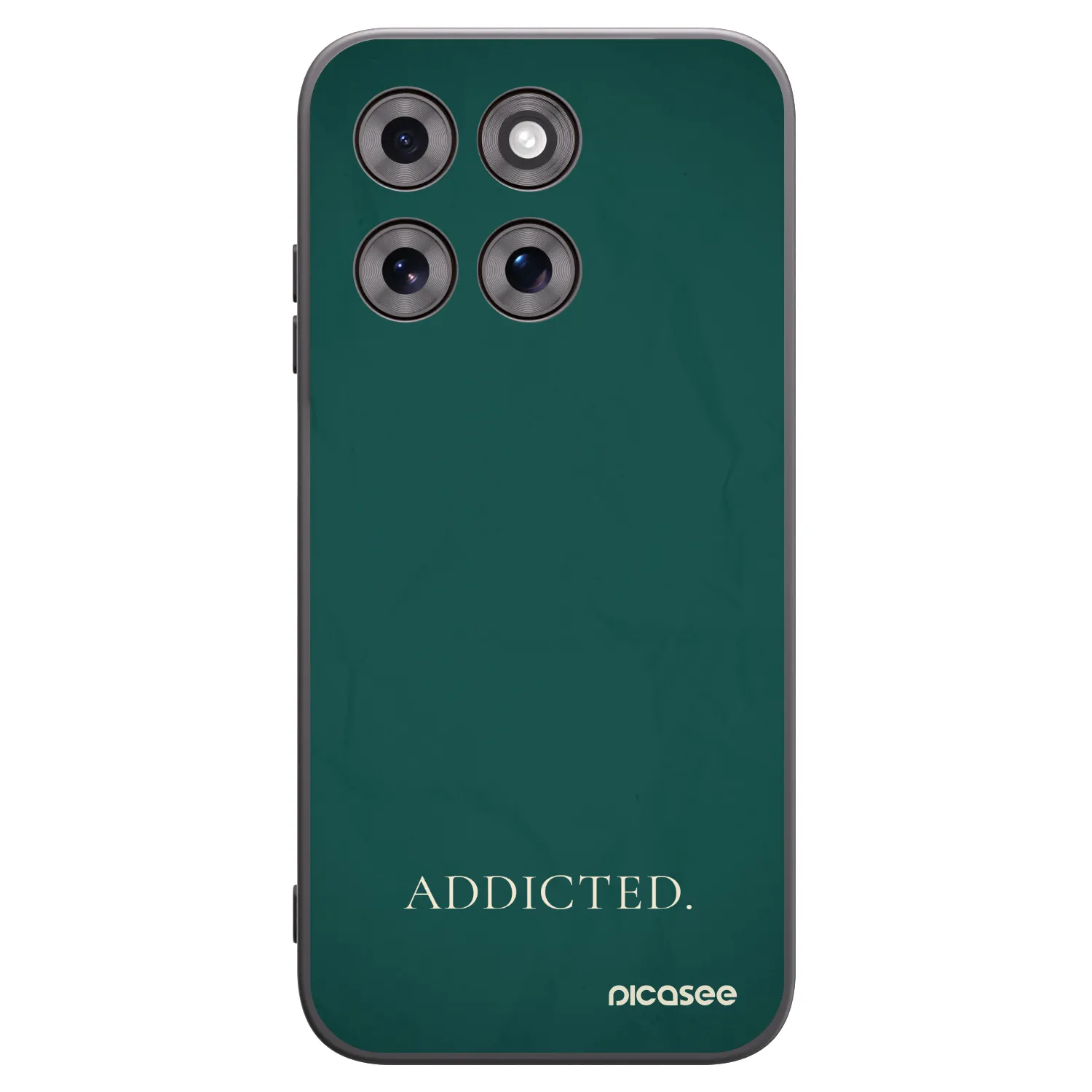 Picasee Μαύρη θήκη σιλικόνης για Motorola Moto G77 - Addicted