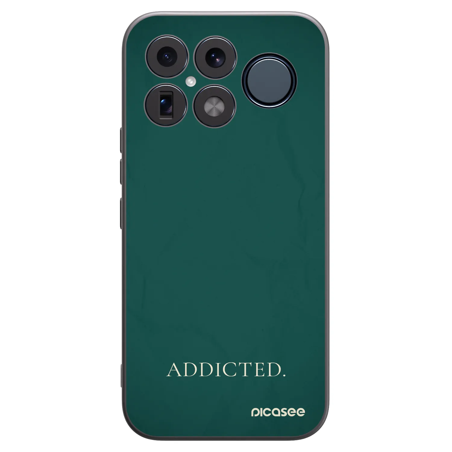 Picasee Μαύρη θήκη σιλικόνης για Xiaomi Poco F8 Ultra - Addicted