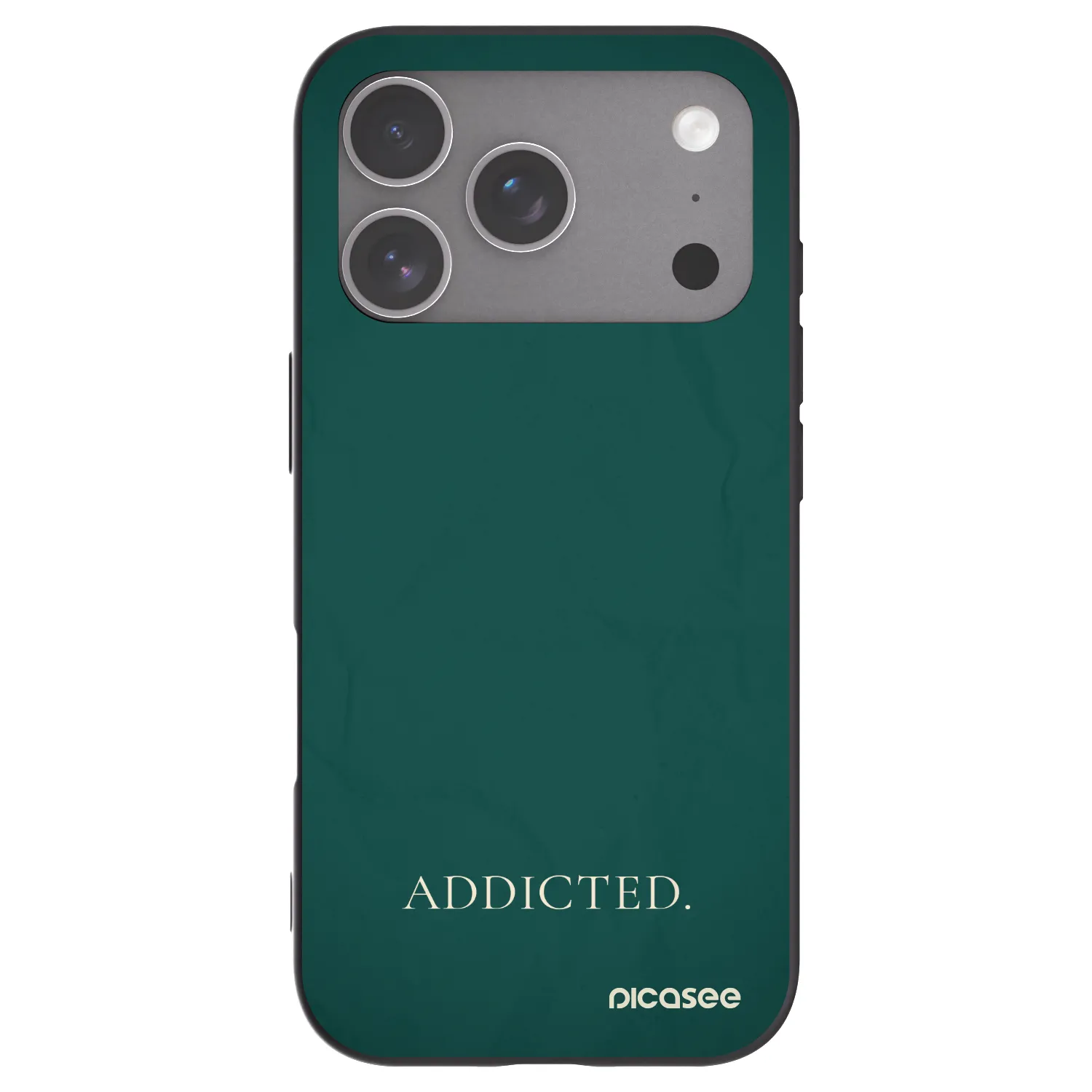 Picasee Μαύρη θήκη σιλικόνης για Apple iPhone 18 Pro - Addicted