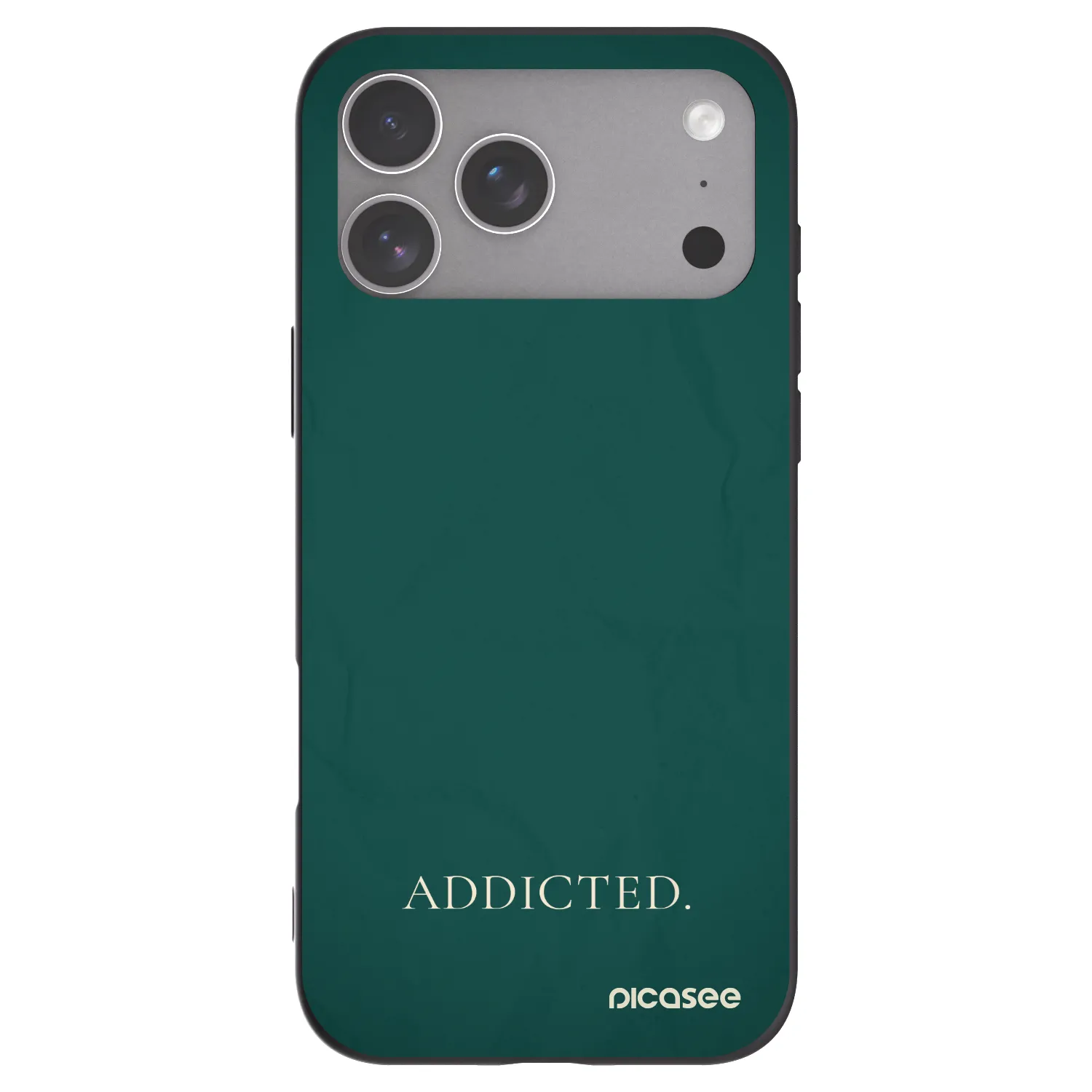 Picasee Μαύρη θήκη σιλικόνης για Apple iPhone 18 Pro Max - Addicted