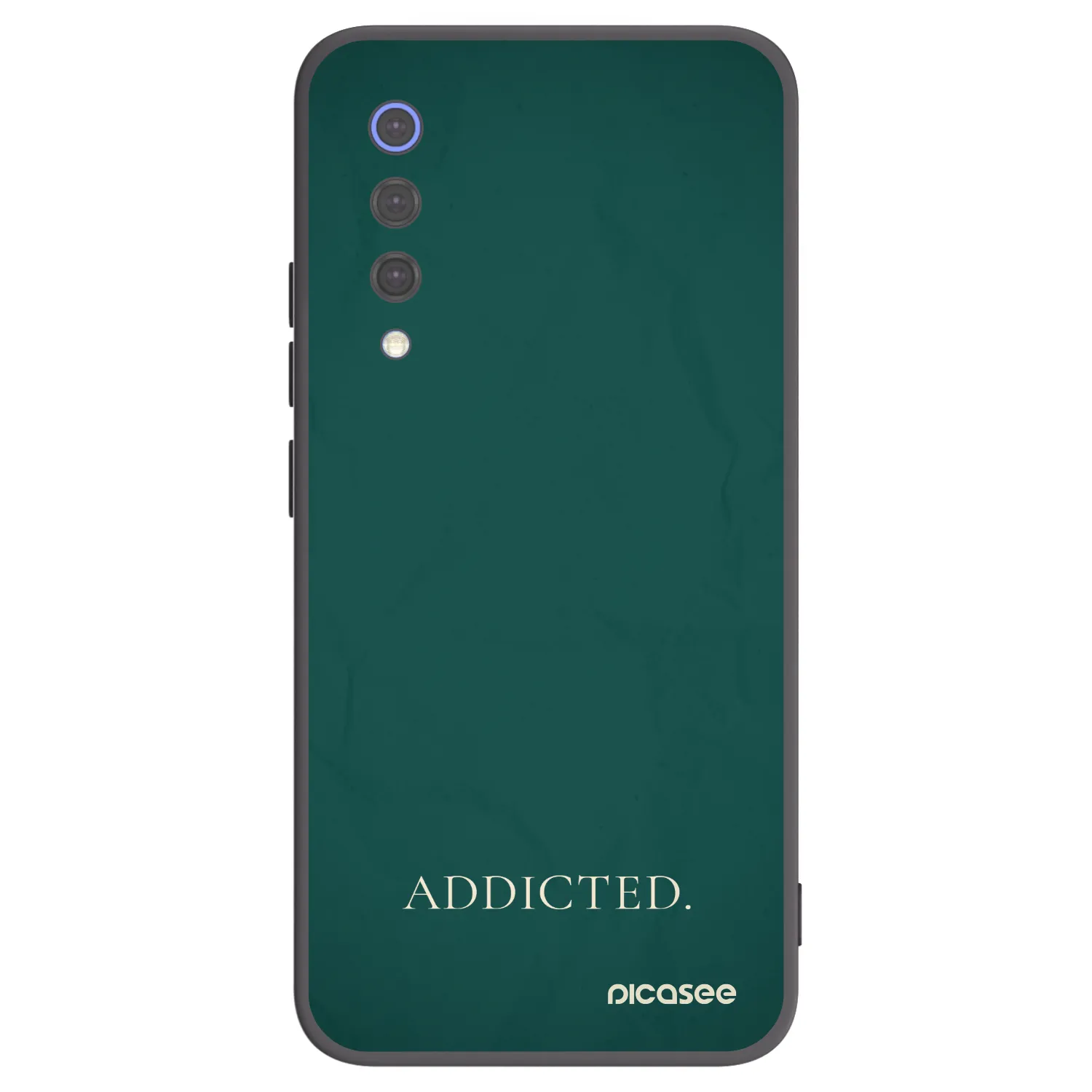Picasee Μαύρη θήκη σιλικόνης για Xiaomi Mi 9 SE - Addicted