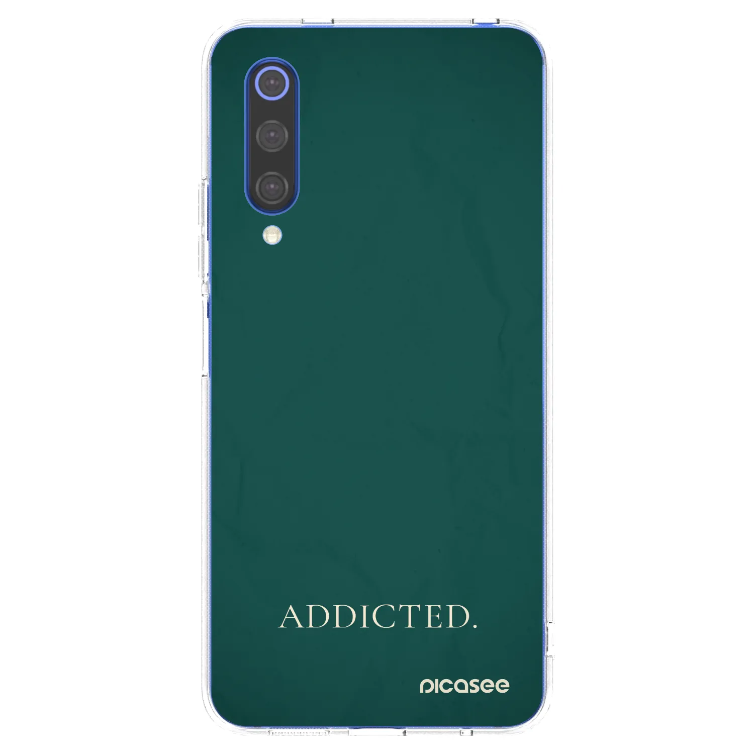 Picasee διαφανής θήκη σιλικόνης Xiaomi Mi 9 SE - Addicted