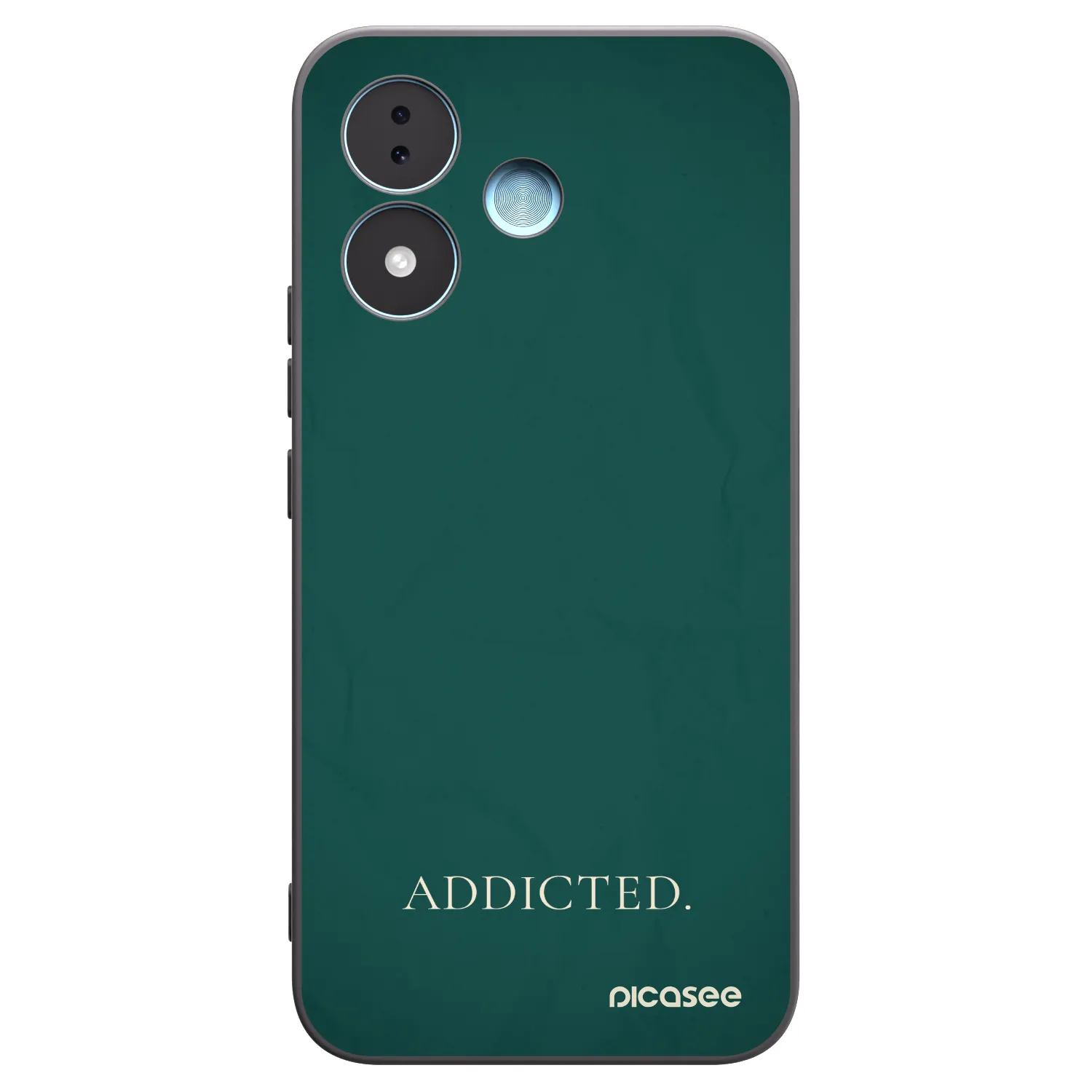 Picasee Μαύρη θήκη σιλικόνης για Xiaomi Redmi Note 17 5G - Addicted