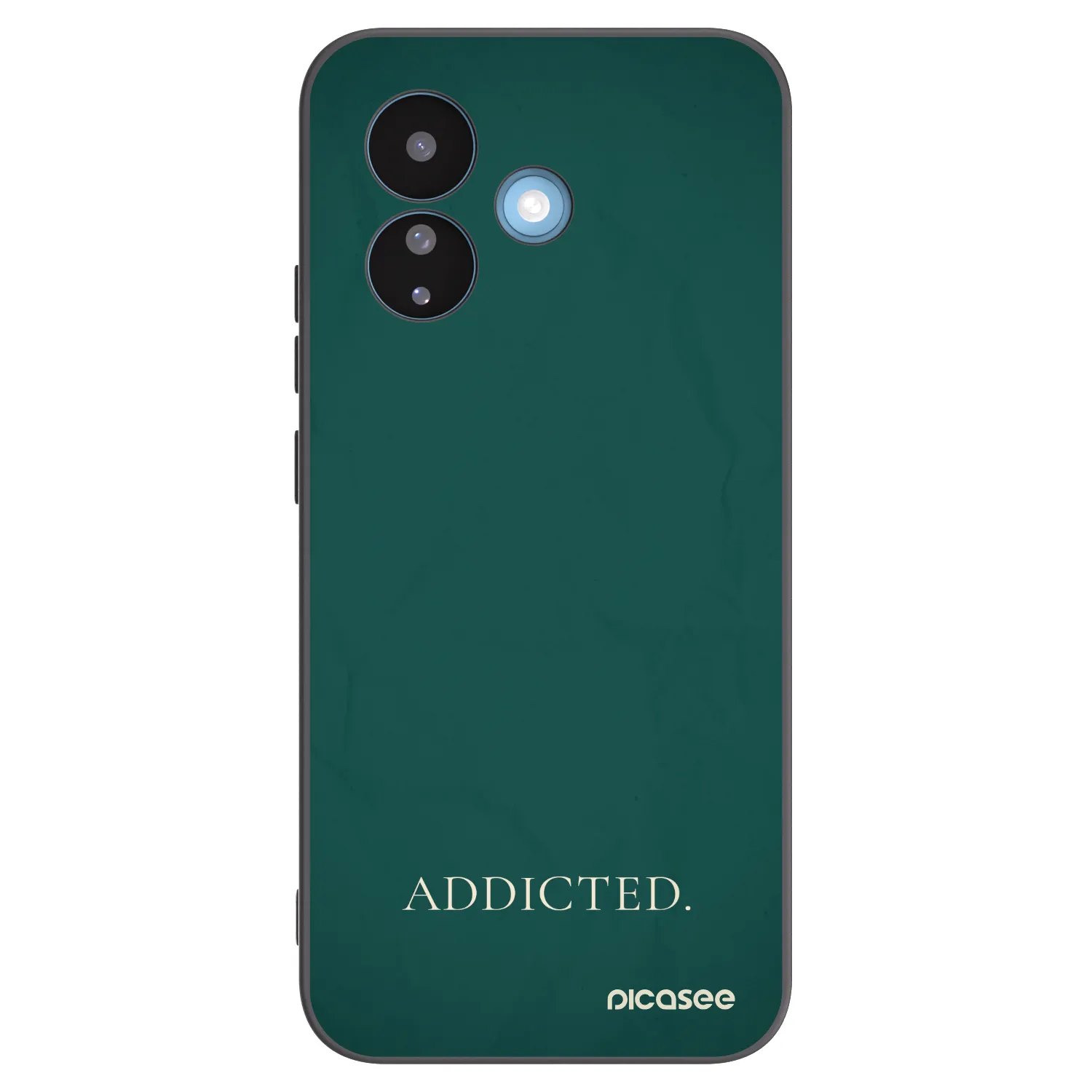 Picasee Μαύρη θήκη σιλικόνης για Xiaomi Redmi Note 17 Pro 5G - Addicted
