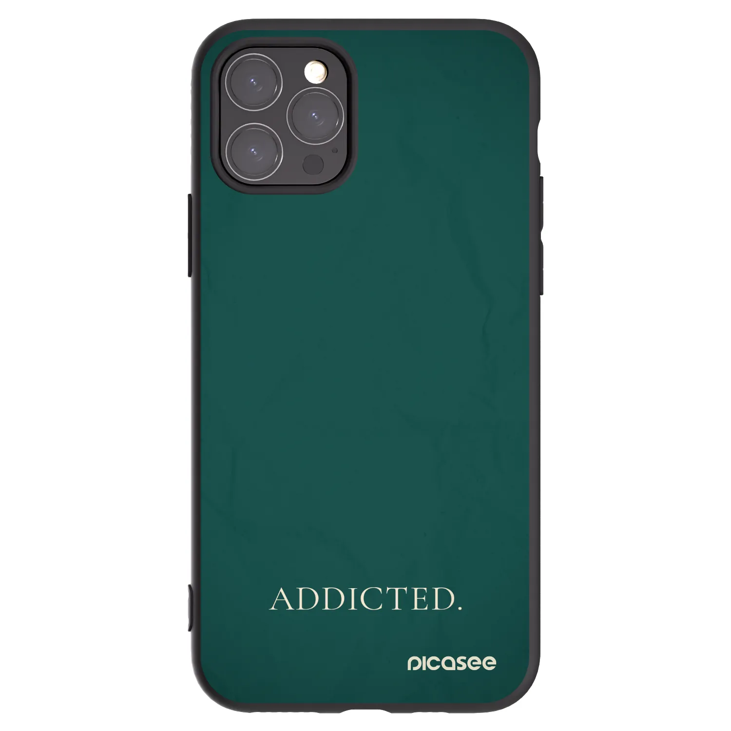 Picasee Μαύρη θήκη σιλικόνης για Apple iPhone 11 Pro - Addicted