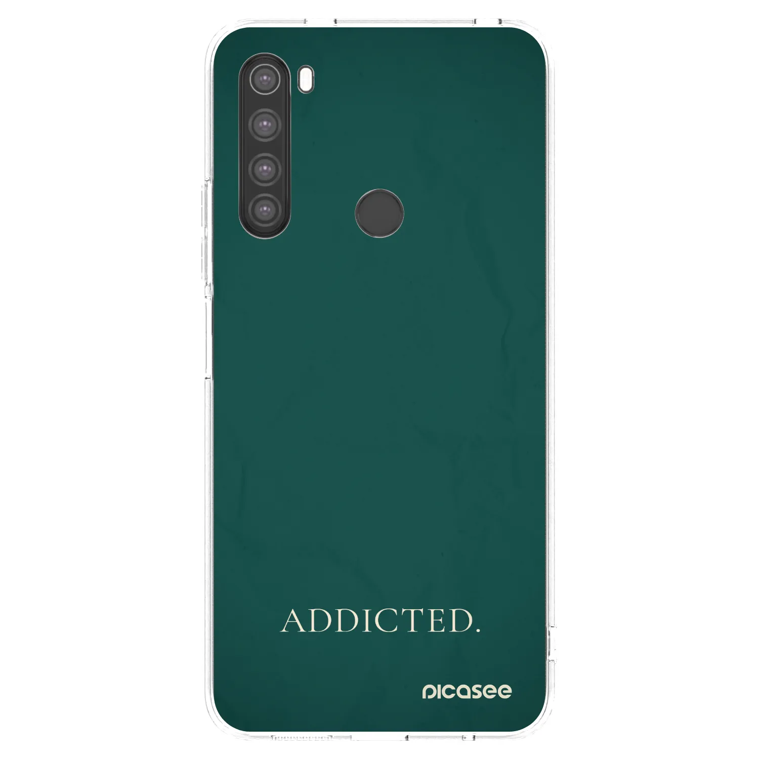 Picasee διαφανής θήκη σιλικόνης Xiaomi Redmi Note 8 - Addicted
