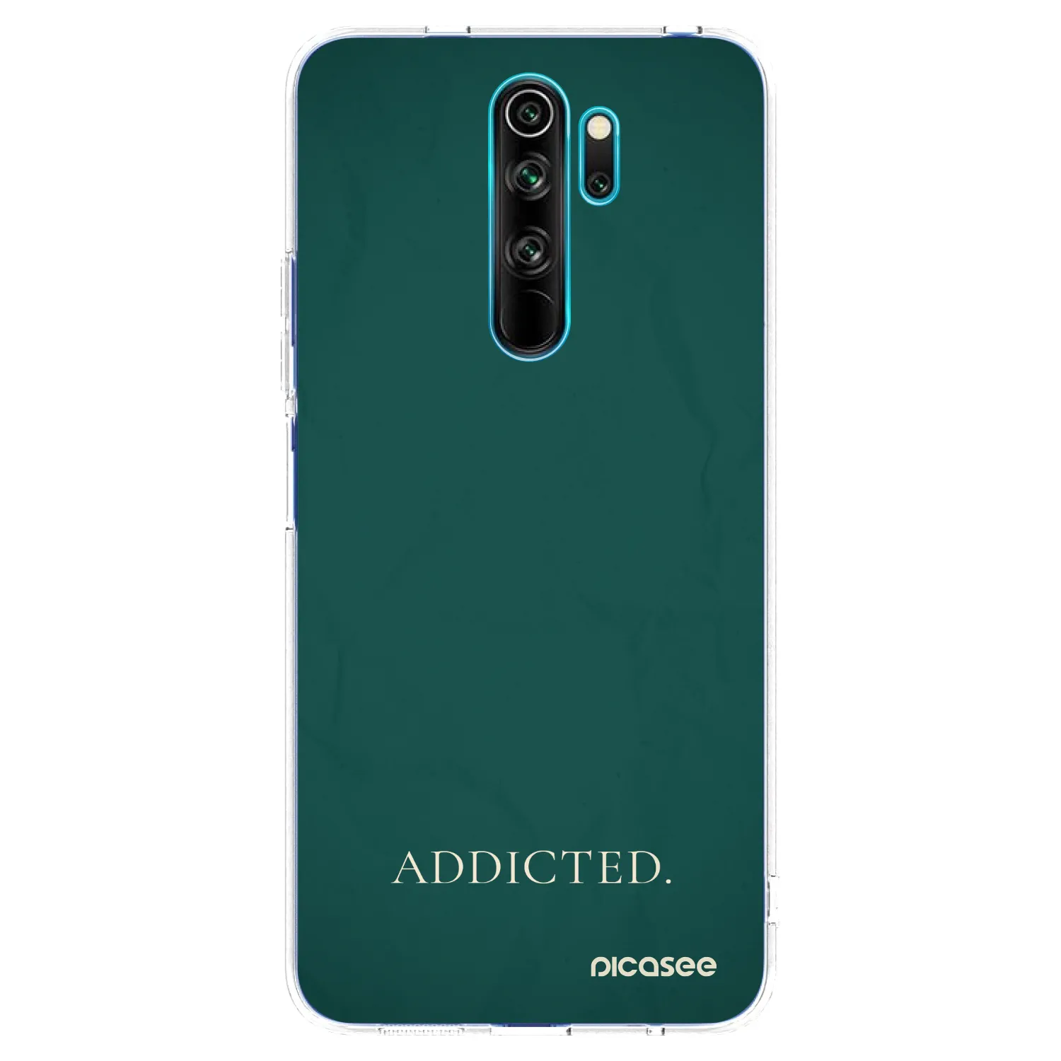 Picasee διαφανής θήκη σιλικόνης Xiaomi Redmi Note 8 Pro - Addicted