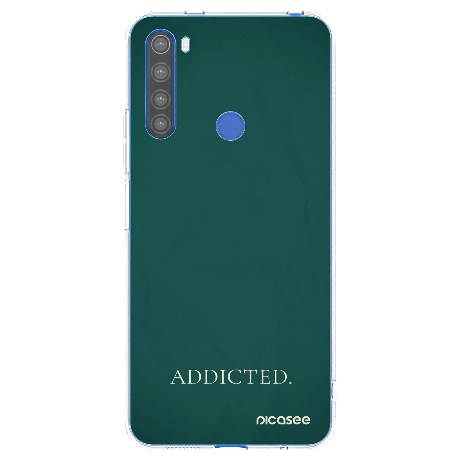 Picasee διαφανής θήκη σιλικόνης Xiaomi Redmi Note 8T - Addicted