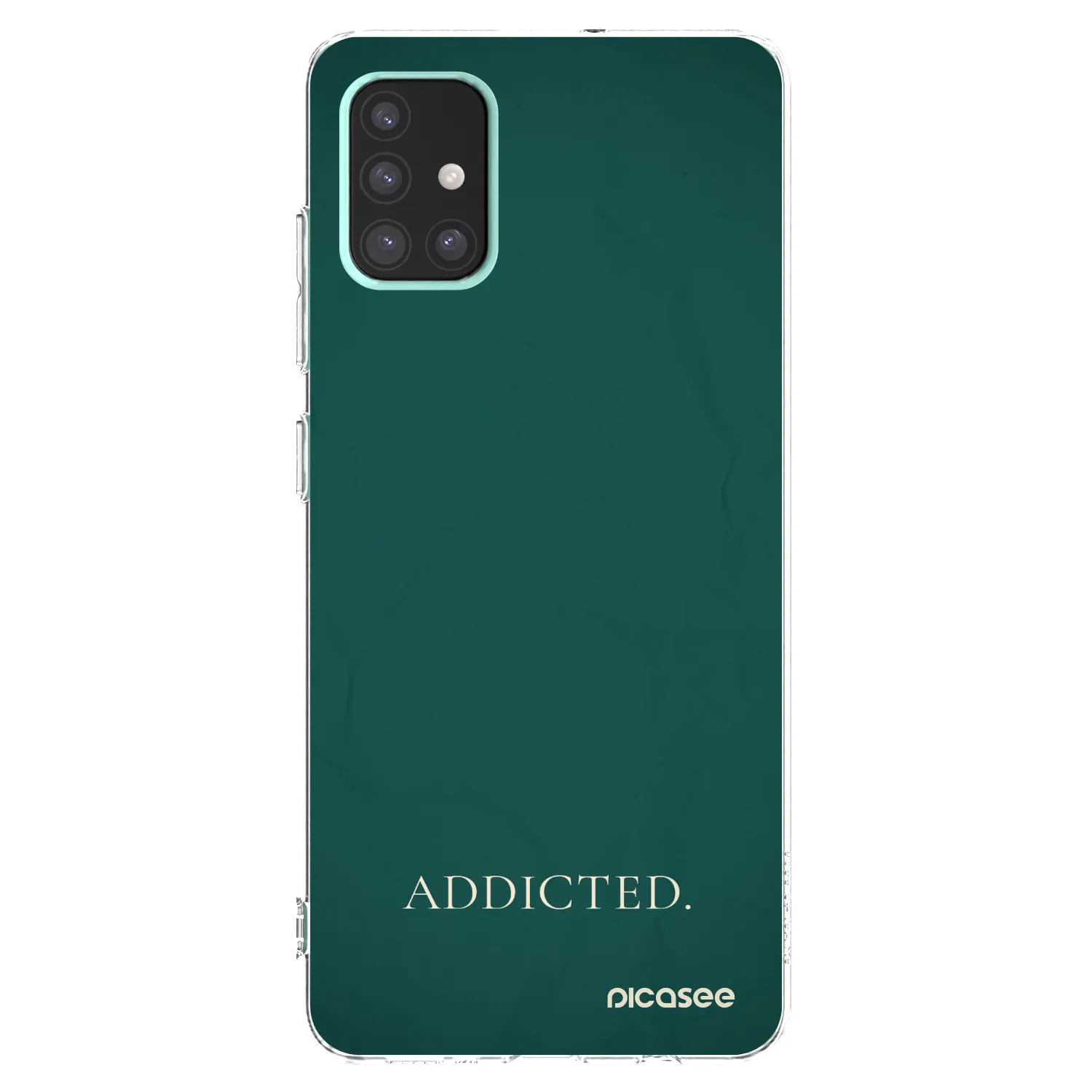 Picasee διαφανής θήκη σιλικόνης Samsung Galaxy A51 A515F - Addicted