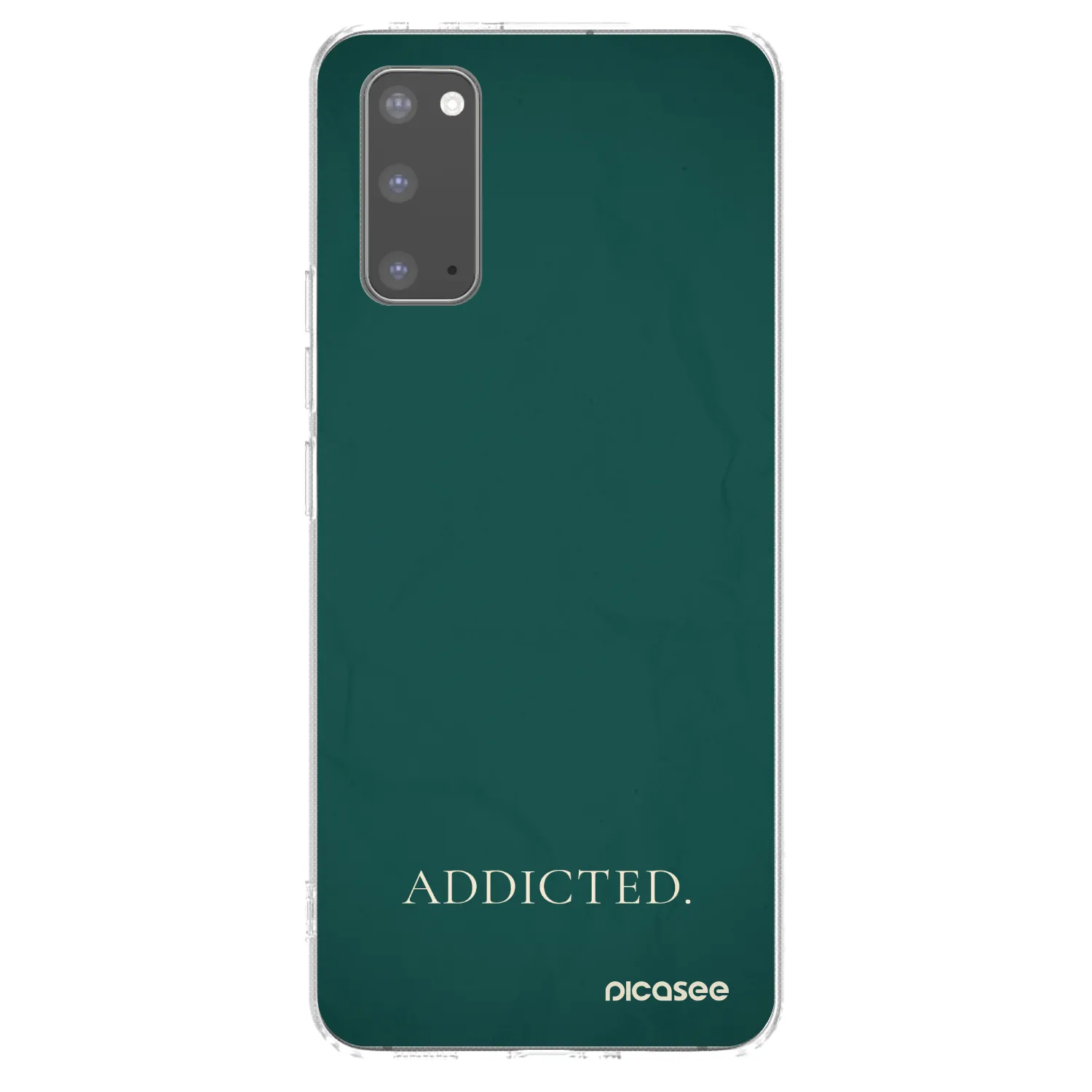 Picasee διαφανής θήκη σιλικόνης Samsung Galaxy S20 G980F - Addicted