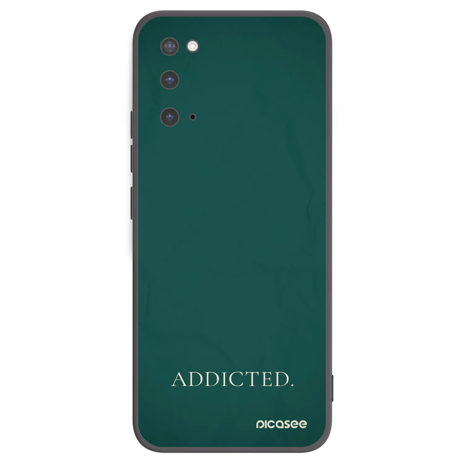 Picasee Μαύρη θήκη σιλικόνης για Samsung Galaxy S20 G980F - Addicted