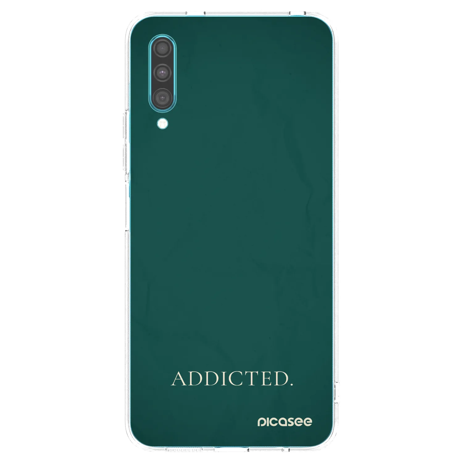 Picasee διαφανής θήκη σιλικόνης Samsung Galaxy A30s A307F - Addicted