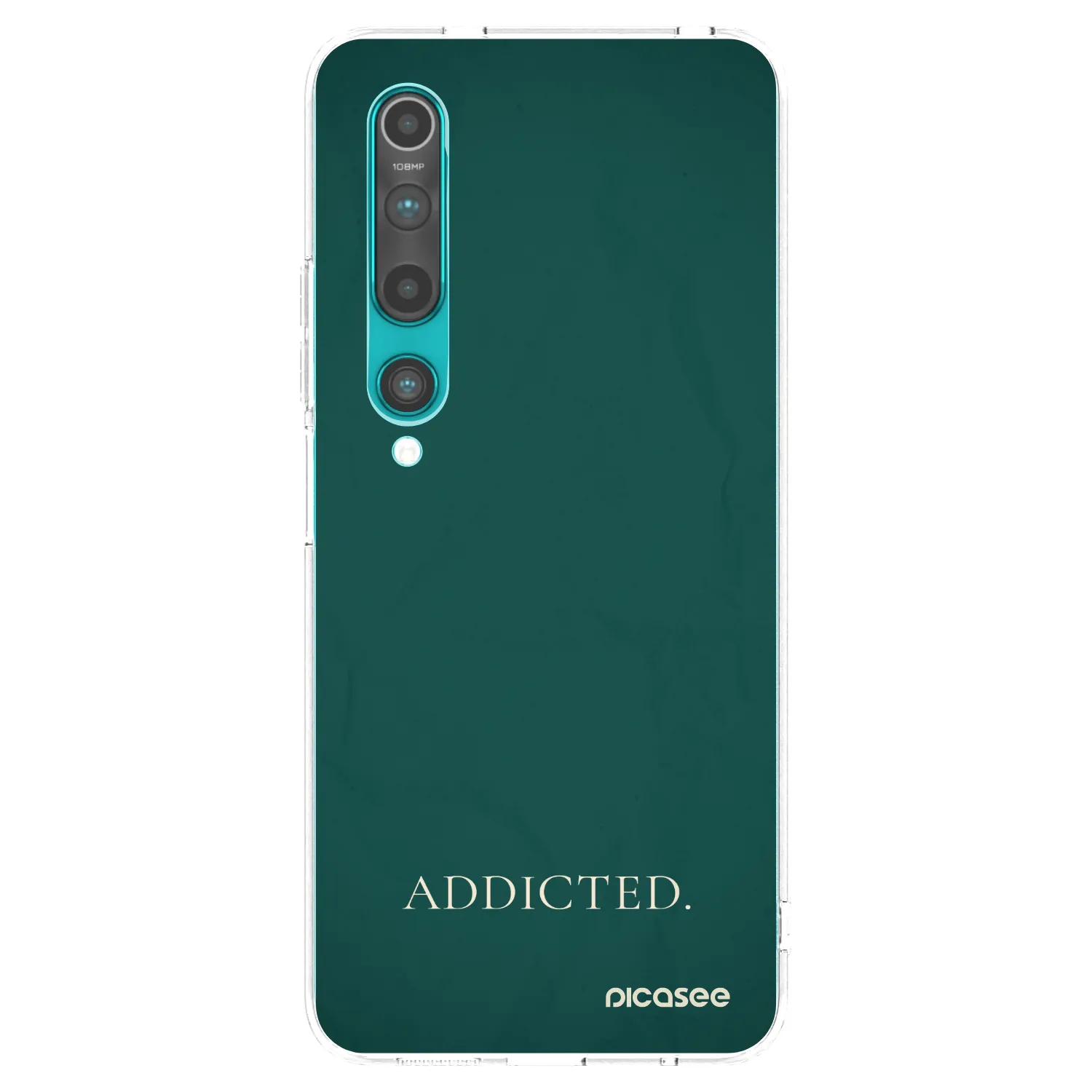 Picasee διαφανής θήκη σιλικόνης Xiaomi Mi 10 - Addicted