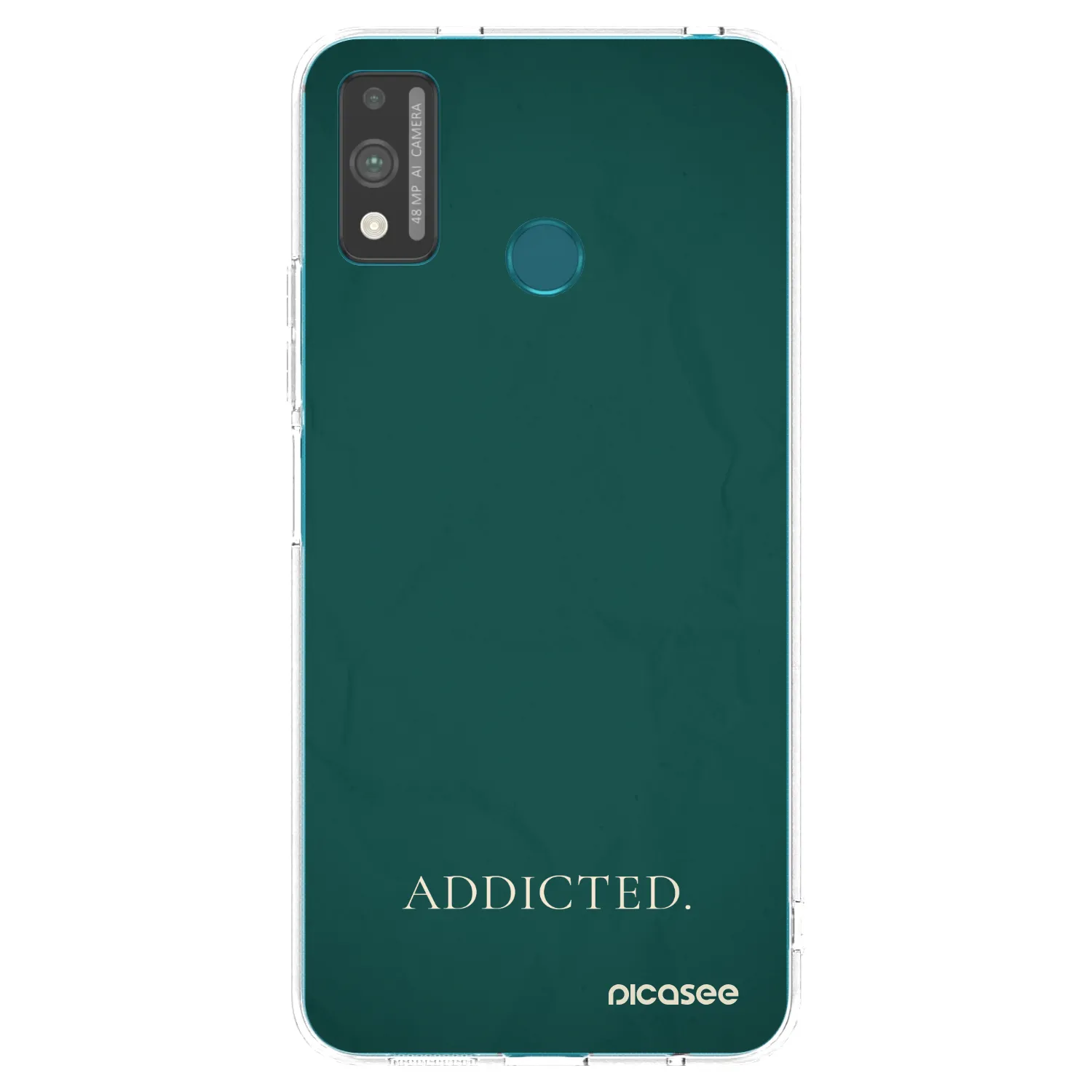 Picasee διαφανής θήκη σιλικόνης Honor 9X Lite - Addicted