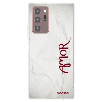Picasee διαφανής θήκη σιλικόνης Samsung Galaxy Note 20 Ultra - Amor