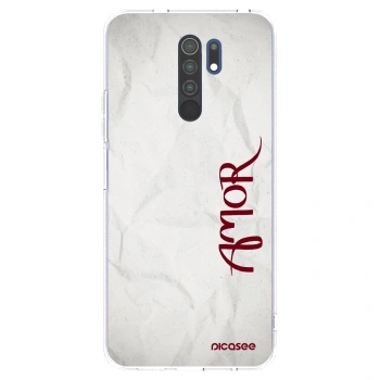Picasee διαφανής θήκη σιλικόνης Xiaomi Redmi 9 - Amor