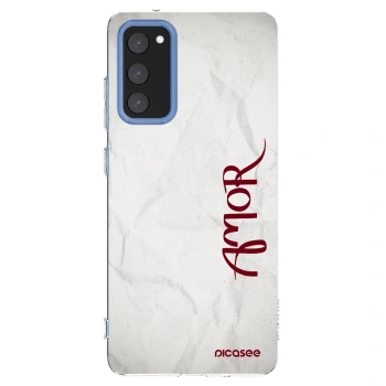 Picasee διαφανής θήκη σιλικόνης Samsung Galaxy S20 FE - Amor