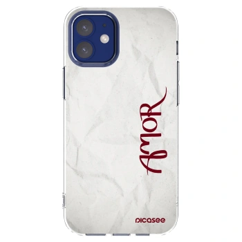 Picasee διαφανής θήκη σιλικόνης Apple iPhone 12 mini - Amor