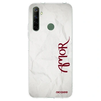 Picasee διαφανής θήκη σιλικόνης Realme 6i - Amor