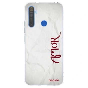 Picasee διαφανής θήκη σιλικόνης Realme 5 - Amor