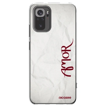 Picasee διαφανής θήκη σιλικόνης Xiaomi Redmi Note 10 - Amor